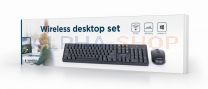 Gembird KBS-W-01 Toetsenbord & Muis draadloos