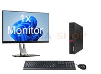 Lenovo ThinkCentre M720q Tiny + 1x Monitor