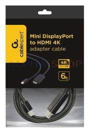 Mini-DisplayPort naar HDMI kabel 1,8mtr.
