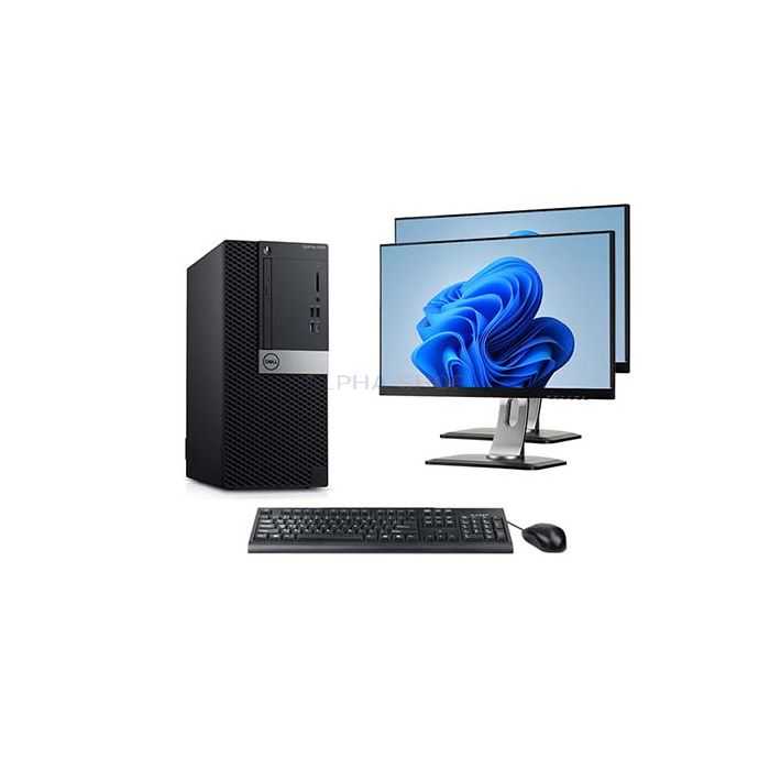 Dell OptiPlex 5060 MT + 2x Monitor