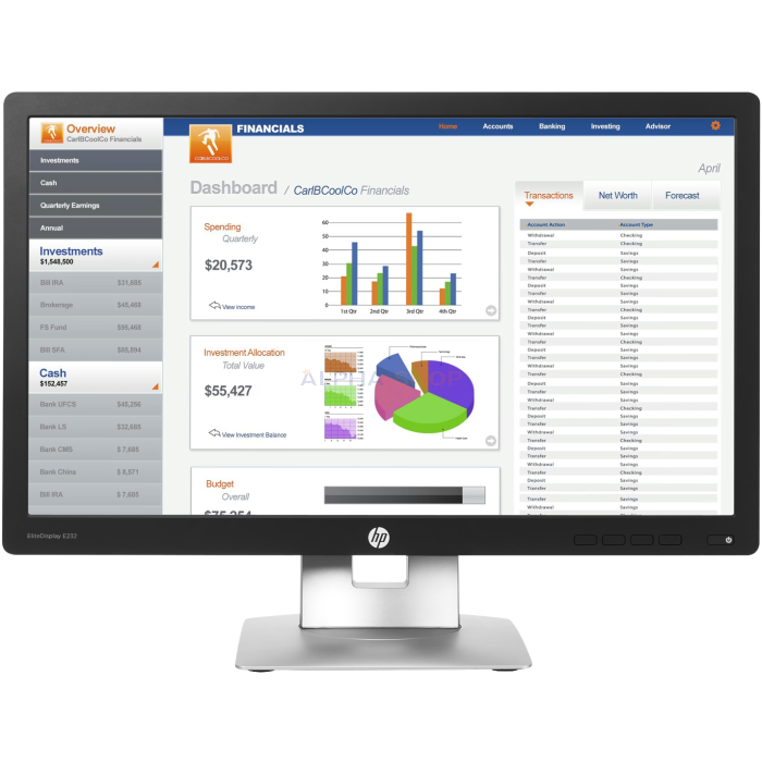 HP EliteDisplay E232 23'' Full HD IPS HDMI