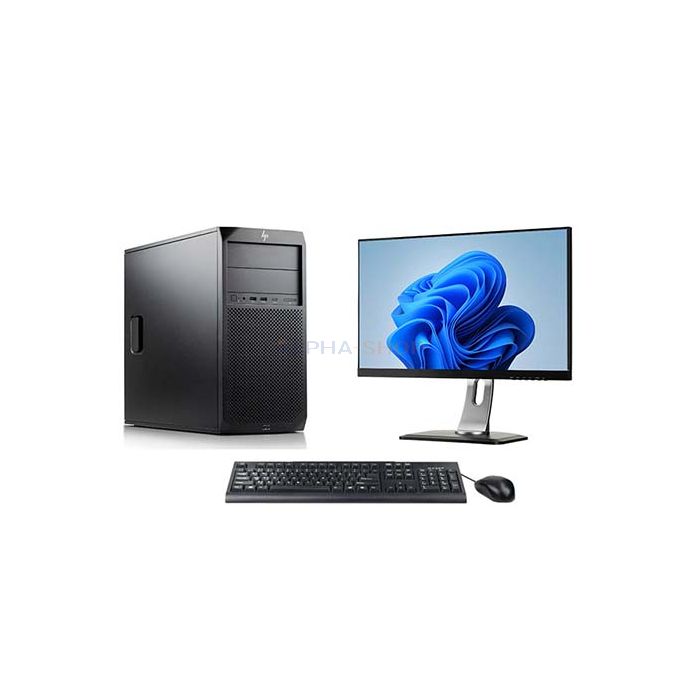 HP Z2 G4 Workstation TWR + 1x Monitor
