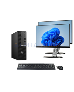 Dell OptiPlex 5080 Micro i5 10e Gen + 2x Monitor