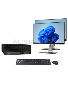 HP ProDesk 400 G7 SFF i5 10e Gen + 2x Monitor