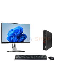 Lenovo ThinkCentre M720q Tiny i5 8e Gen + 1x Monitor