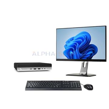 HP EliteDesk 800 G5 Mini + 1x Monitor