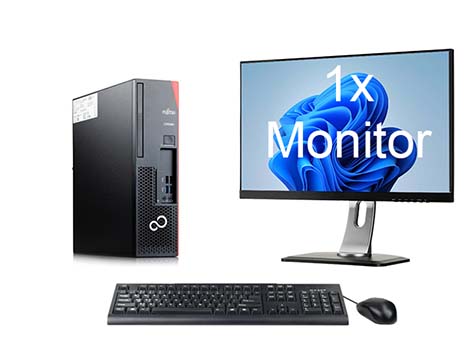 Dell OptiPlex 3060 Micro i5 8e Gen incl. 2 Monitoren + Windows 11